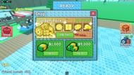 Purchase cash and bundles using Robux from the in-game shop (Image via Roblox)
